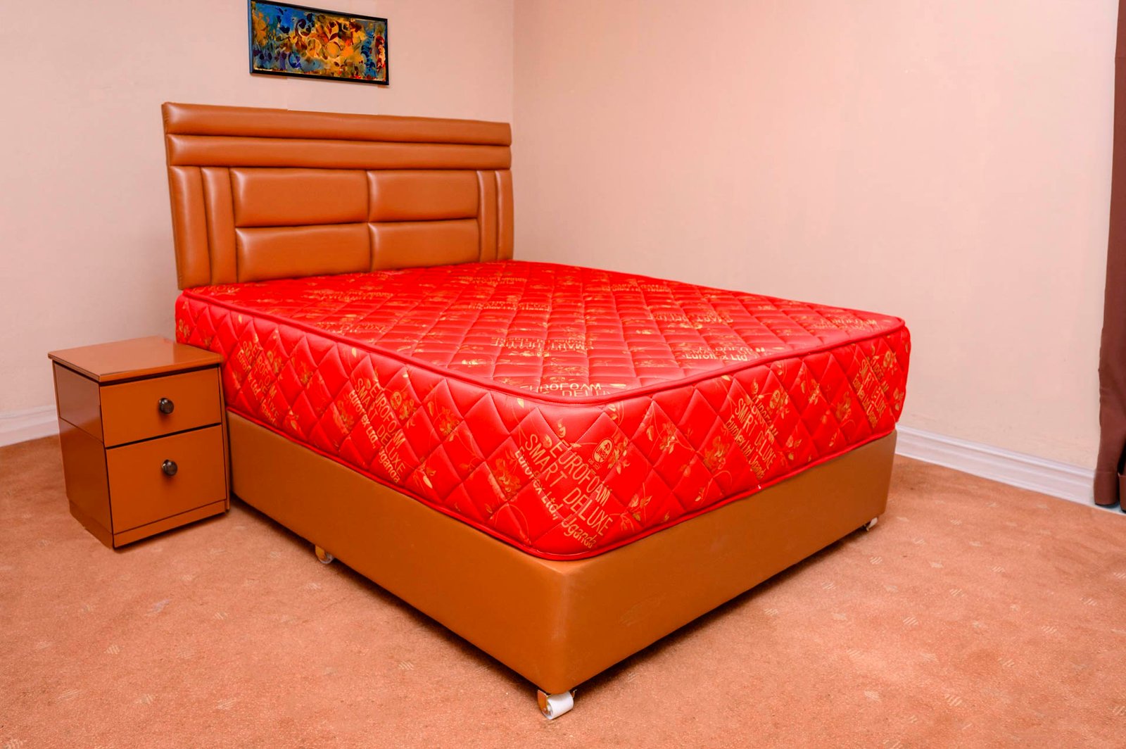 Smart Quilted Tomato Red Side